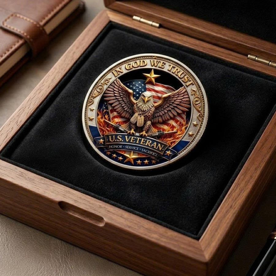 🔥Last Day 50% OFF🔥 250 Years of Freedom Veteran Tribute Coin