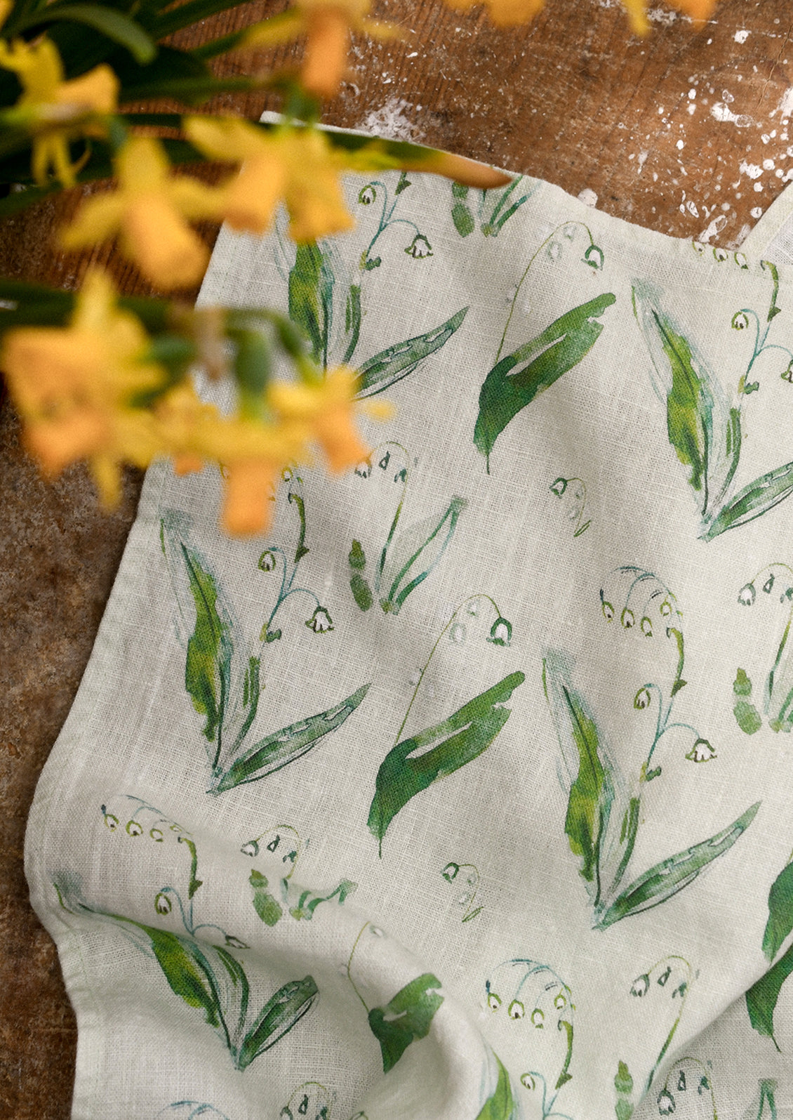 Lily of The Valley Tea Towel
