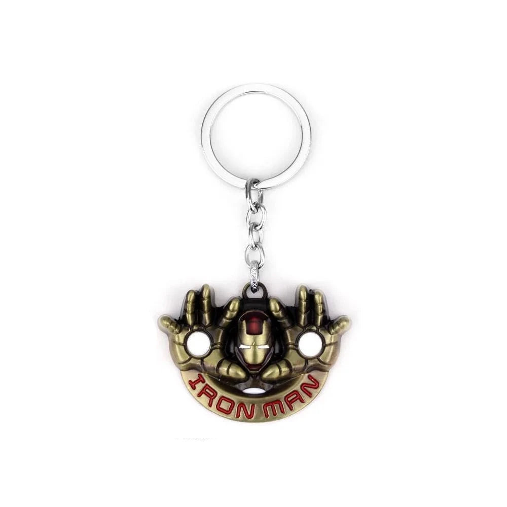 'Iron Man | Gold' Keyring Metal Keychain