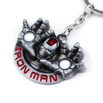 'Iron Man | Silver' Keyring Metal Keychain