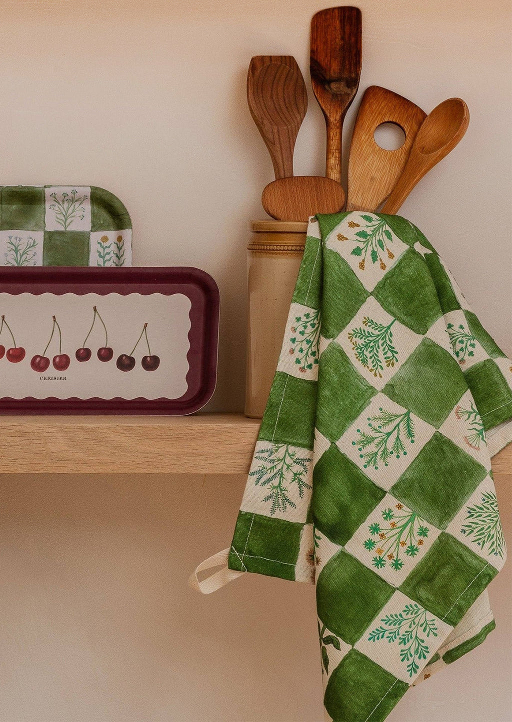 Book of Herbs Tea Towel