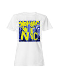 Nyc Graffiti Skyline Art Women's T-Shirt