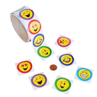 Emoji Sticker Roll (100/roll) 3¢ each