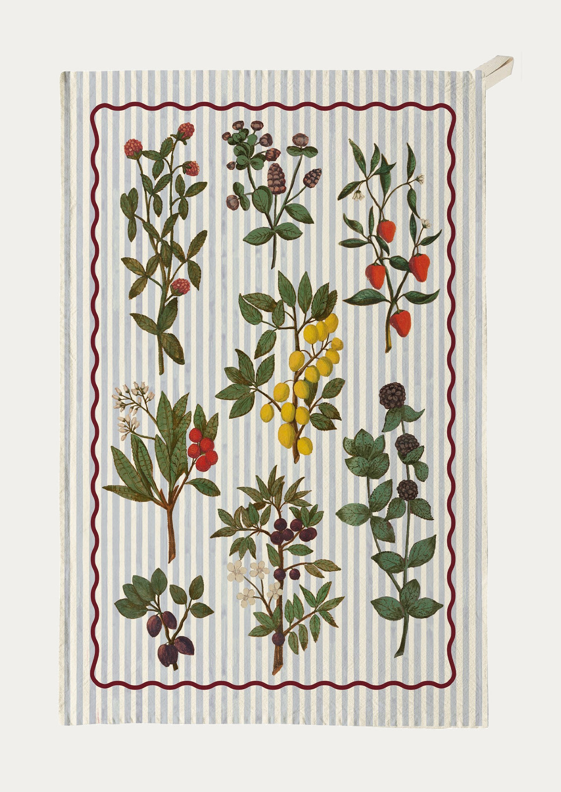 Festival of Fruits Tea Towel