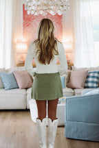 Cloud Nine Sweater Top - Cream