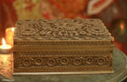 Floral Wood Jewelry Box 'Lavish Garden'