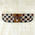 Artisan Crafted Wall Mask 'Butterfly Colors'