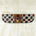 Artisan Crafted Wall Mask 'Butterfly Colors'