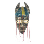 Damba-Themed African Wood Mask from Ghana 'Damba Pride'