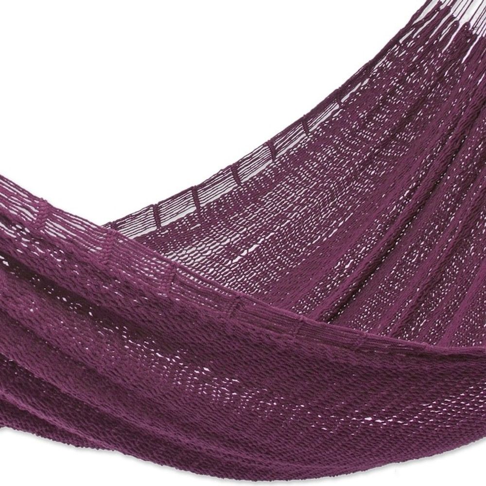 Oversized Mulberry Cotton hammock Triple 'Uxmal Mulberry'