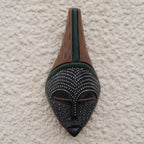 Handmade African Mahogany Wood Mask 'Elinam'