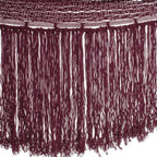 Cotton Rope Hammock in Wine Triple from Mexico 'Wine Cascade'