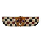 Artisan Crafted Wall Mask 'Butterfly Colors'
