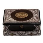 Sese Wood and Aluminum Plated Jewelry Box 'Royal Jewels'