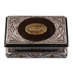 Sese Wood and Aluminum Plated Jewelry Box 'Royal Jewels'