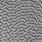 Handcrafted Cotton Striped Rope Hammock from Mexico Double 'Ocean Waves'