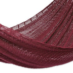 Maya Style Cotton Rope Hammock Double 'Uxmal Mulberry'