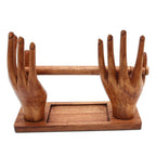 Handmade Jempinis Wood Jewelry Display 'Holding Memories'