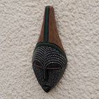 Handmade African Mahogany Wood Mask 'Elinam'