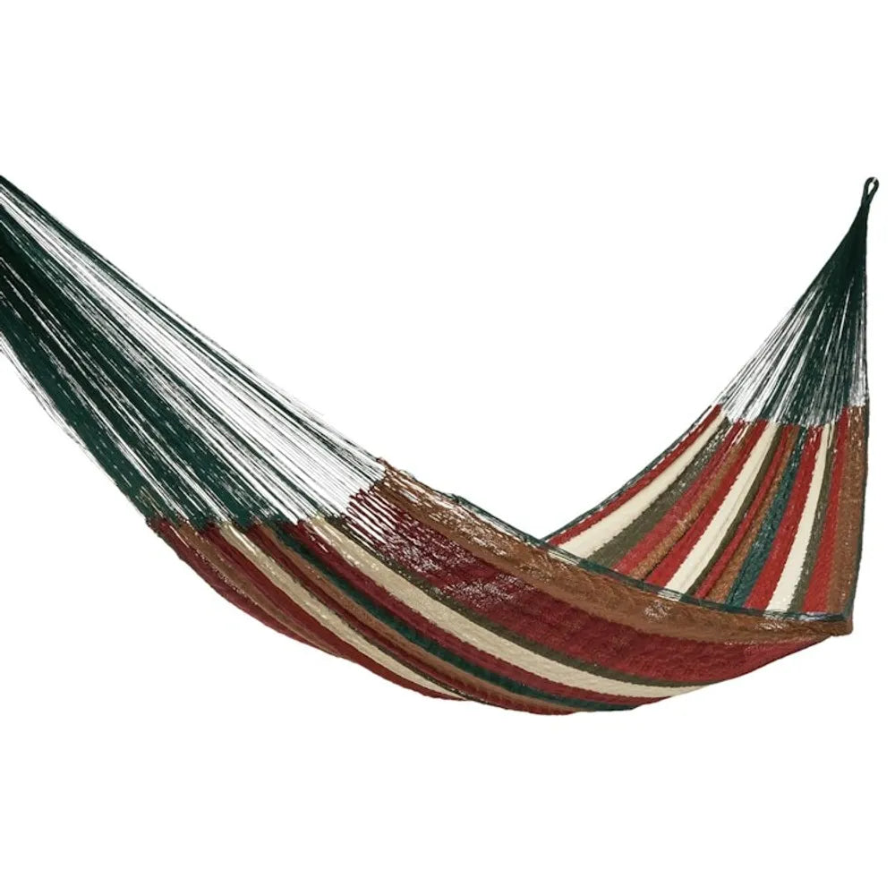 Unique Striped Mayan Hammock Single 'Mother Earth'