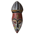 Authentic Handcrafted Beaded African Mask 'Vigilance'