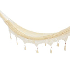 Solid Rope Hammock with Tassels Triple 'Caribbean Shores'