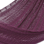 Hand Woven Cotton Rope Hammock Single 'Uxmal Mulberry'
