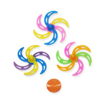 Neon Spin Tops (96 total toys in 2 bags) 10¢ each