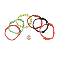 Nylon Rope Bracelet (144 total rope bracelets in 2 bags) 10¢ each