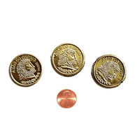 Plastic Pirate Gold Coins (144/package) 5¢ each