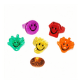 Smile Face Glitter Rings (96 total glitter rings in 2 bags) 10¢ each