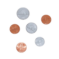 Plastic Play Coins (144/package) 5¢ each
