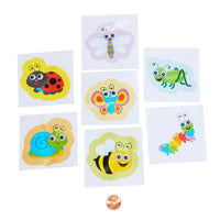 Spring Bug Stickers with Wiggle Eyes (144 total stickers in 2 bags) 10¢ each