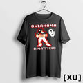 Baker Mayfield Retro Baller Oklahoma Football Video Games Tshirts Sweater Unisex T-shirt, Sweatshirt, Hoodie, Long Sleeve Tee