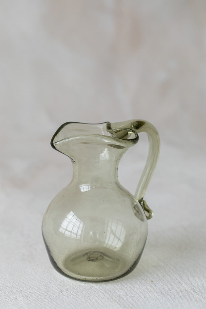 Vintage Petite Handblown Pitcher