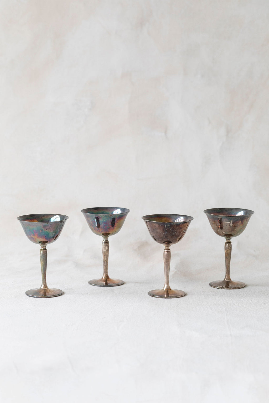 Vintage Silver Coupe Set