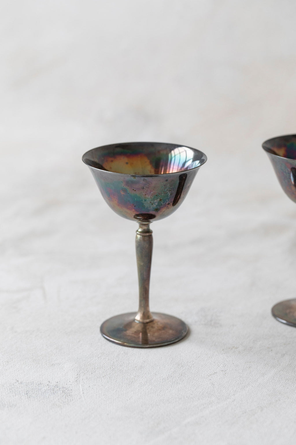 Vintage Silver Coupe Set