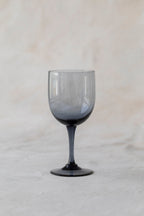 Vintage Romance Blue Crystal Wine Glasses