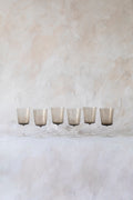 Vintage Blown Crystal Wine Glasses