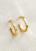 Zig Zag Mini Hoop Earrings